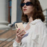 ACS05609 - Galaxy S23 Ultra Case Thin Fit in black showing the back